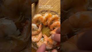 Gambas cozidas  Portuguese boiled prawns [upl. by Enaira]