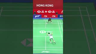 This is absolutely brilliant shorts badminton BWF [upl. by Annanhoj]