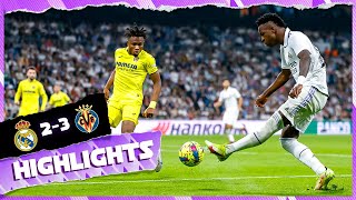 Real Madrid 23 Villarreal CF  HIGHLIGHTS  LaLiga 202223 [upl. by Marmion112]