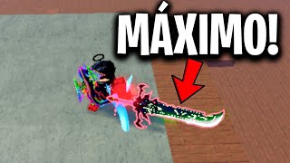 Peguei a Dark Blade e MAXIMIZEI Ela no Blox Fruits [upl. by Herzberg]