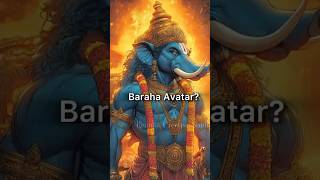 Why lord vishnu became a boar😱🤯 [upl. by Ahsined774]