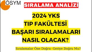 2024 YKS Tıp Fakültesi Sıralamaları Nasıl Olacak [upl. by Shing]