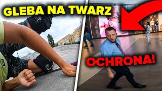 MOCNA GLEBA NA TWARZ Ochrona chciała nas wyrzucić z centrum handlowego luźne nagrywy z kasku [upl. by Amand]