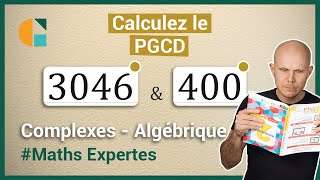 Trouver un PGCD avec lalgorithme deuclide  Exercices corrigés  Maths expertes [upl. by Wollis]