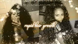 ★ increase scalp hair growth rapidly sub ✧ sped up  repeated affs powerful holiday formula [upl. by Penland845]