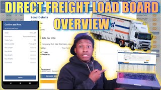 HOW TO GET LOADS WITH DIRECT FREIGHT full tutorial [upl. by Worl]