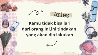 ARIES✨Kamu tidak bisa lari dari orang iniini tindakan yang akan dia lakukan 🌼tarot cintatarot [upl. by Fafa]