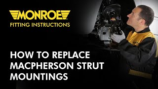 How to replace MacPherson Strut Mountings [upl. by Ahsimat]