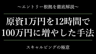 原資1万円を12時間で100万円まで増やした手法【永久保存版】 [upl. by Yellhsa]