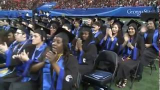 Georgia State University Fall 2014 Commencement [upl. by Essilem]