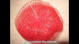 CTF E115 Make a Pot Scrubber from Plastic Produce Bags [upl. by Schoenburg689]