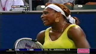 Serena Williams vs Elena Dementieva 2004 LA SF highlights [upl. by Aihsined193]