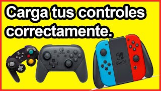 Como CARGAR los Controles del Nintendo Switch EXPLICADO [upl. by Itnava]