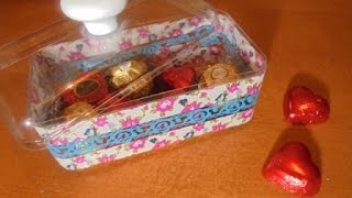 Tutorial decoração de caixa de ferrero rocher [upl. by Bryant621]