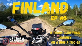 FINLAND adventure motorcycle travel on a BMW R 1300 GS Trans Euro Trail offroad [upl. by Ettelrats]