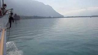 boat ride from Montreux to ChâteaudeChillon [upl. by Michaeu]