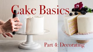 How to Decorate a Layer Cake [upl. by Eylloh]