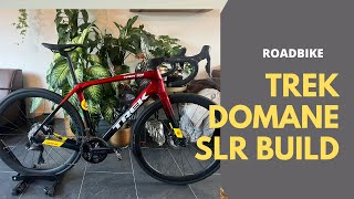 Building new Trek Domane SLR Shimano 105 to Shimano Ultegra [upl. by Anerhs]