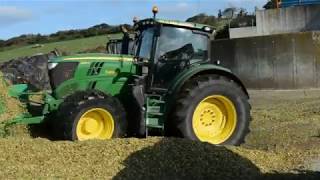 JOHN DEERE 8800 amp 8600  ENSILAGE 2017  ETA LEGALL  Maishäckseln 2017  TampT Agri29 [upl. by Zeitler]