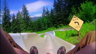 Alpine Slide full ride Mt Hood Ski Bowl opening weekend June 22 2024 [upl. by Winterbottom]