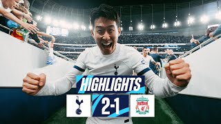 TOTTENHAM HOTSPUR 21 LIVERPOOL  PREMIER LEAGUE HIGHLIGHTS  INCREDIBLE LATE DRAMA AGAIN [upl. by Naibaf]