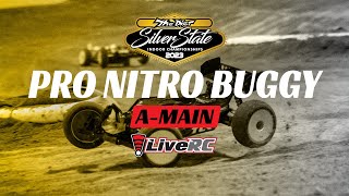 Pro Nitro Buggy AMain  2023 Silver State Indoor Championship [upl. by Lorolla560]