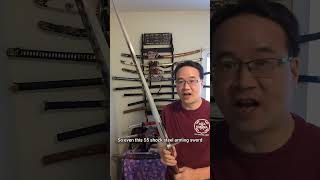 why are there fewer European than Japanese swords from the same time period katana samurai sword [upl. by Manning]