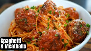 Easy and Delicious Spaghetti amp Meatballs Recipe Youll Never Need Another Meatball Recipe [upl. by Adnoral]