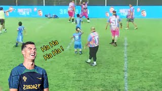 Video lucu sepak bola orang gendut vs orang kerdil full match 😂🤣 [upl. by Laris]