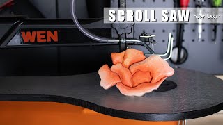 Scroll Saw Tutorial  WEN 3921 Scroll Saw Review [upl. by Arreip]