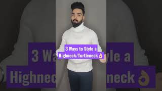 How to Style Turtleneck 💥✨Turtleneck outfits⚡😎 Turtleneck Style✅viralshorts turtleneck shorts [upl. by Secilu]