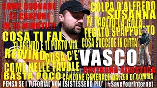 Tutorial  Come suonare 13 canzoni di Vasco in 13 minuti  Articolo 13  SaveYourInternet [upl. by Alemat]