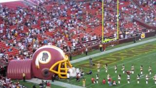 Redskins Introduction 2010 On The HD Punter Proof Scoreboards And National Anthem [upl. by Keefer]