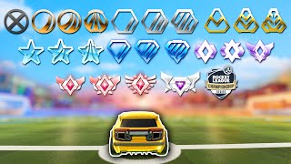 The complete spectrum of Rocket League skill in one day [upl. by Otrevogir192]