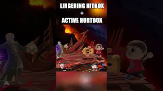 Lingering hitbox  active hurtbox smashbros smashclips smashbrosultimate supersmashbros [upl. by Hait626]