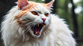 Cat Sounds Angry Horror  Scary Animal Sound  Different Cat Sounds [upl. by Releyks911]