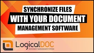 Synchronize files with your document management software [upl. by Idisahc856]