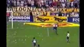 1er Gol de Riquelme a Velez Boca 3Velez 1 22102000 [upl. by Publius498]