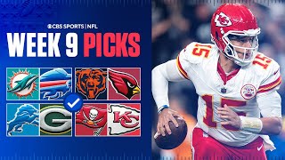 NFL Predictions and Best Bets For EVERY Week 9 Game Buccaneers at Chiefs amp MORE [upl. by Naujed]