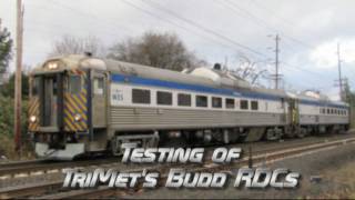 Testing of TriMets Budd RDCs [upl. by Naicul]