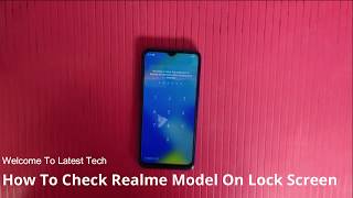 How to Check Realme Model on Lock Screen Realme Model No Check [upl. by Archibold8]