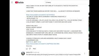 b haney DEMONIC angel bstrda commentREPENTTHIS LIL FREAK MAKES MY BLOODBOILCANT UR DUMB FACE [upl. by Ymmij]