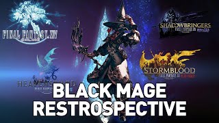 FFXIV  Every Black Mage Skill From Every Expansion Retrospective [upl. by Lewan799]