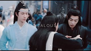 the untamed 陈情令  lan wangji and wei wuxian  jealous [upl. by Harlen127]