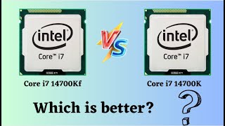 Intel Core i7 14700KF vs i7 14700K Benchmarks amp Performance Comparison [upl. by Remoh535]