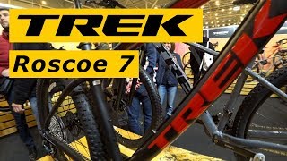 Велосипед Trek Roscoe 7 275quot 2019 – презентация на выставке Bike Expo [upl. by Ahkeber]