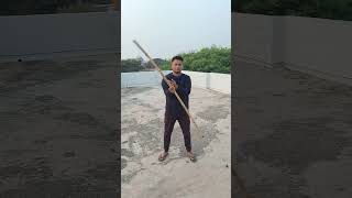 stick rotation lathi skills viral shorts [upl. by Sarene]