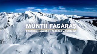 4K  Munții Făgăraș  Iarna  Fagaras Mountains  Winter  Fogarasihavasok [upl. by Aicrop]