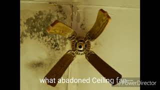 Broken Abadoned ceiling fan [upl. by Newob717]