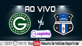 GOIÁS X CEFAT  PAGUE MENOS DO CEARÁ  AO VIVO  COPA SÃO PAULO DE FUTEBOL JUNIOR [upl. by Yrred]